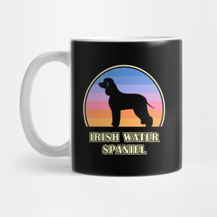 Irish Water Spaniel Vintage Sunset Dog Mug